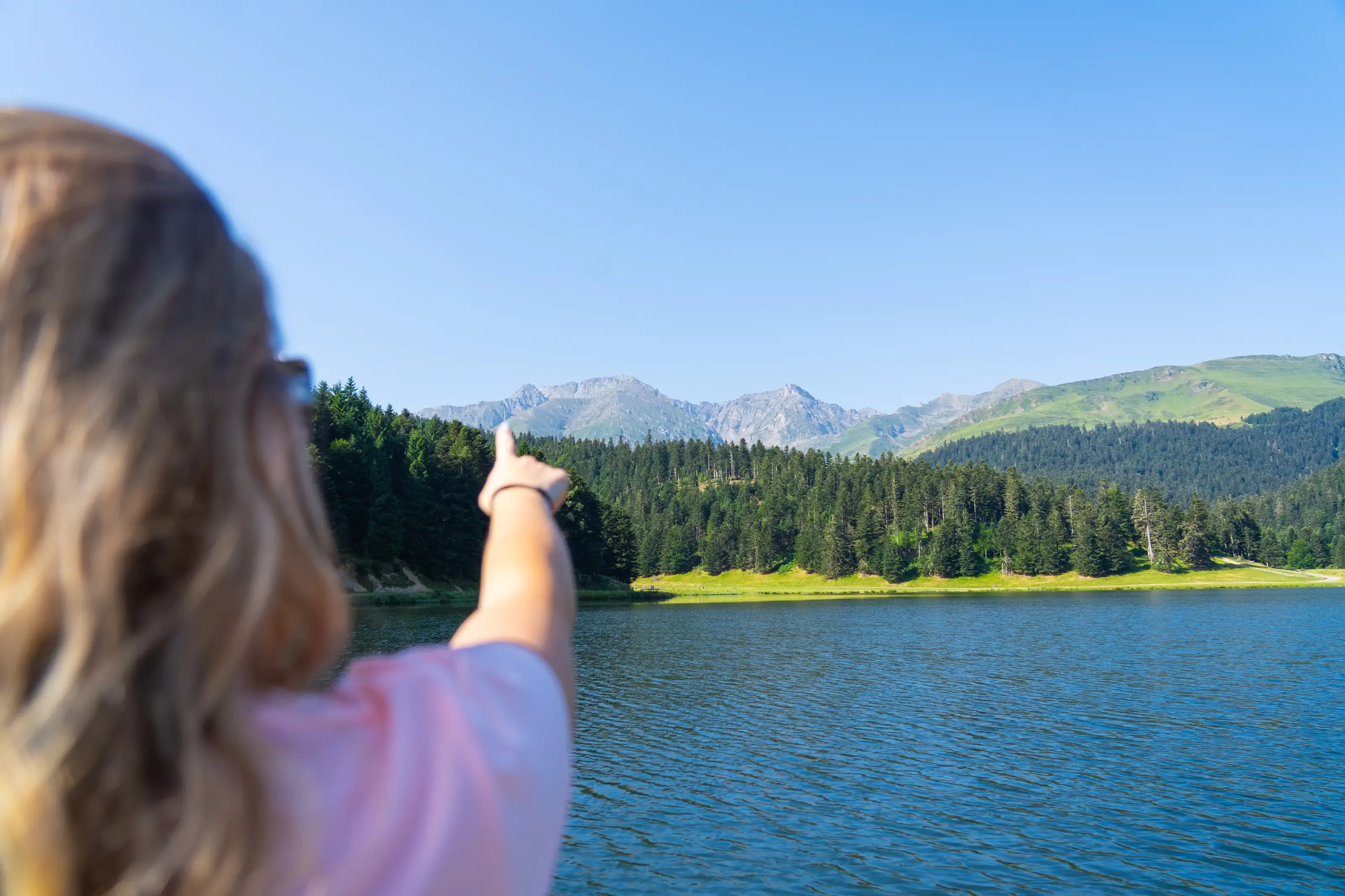 Lac de Payolle en été
